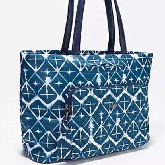 lug Handbags - LUG Arpeggio Tote Bag - Diamond Navy
